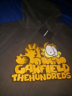The hundreds top garfield hoodie