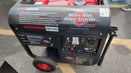 HDG9000ER 15 HP Contractors Tri-fuel Generator