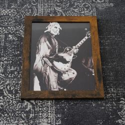 John Cale Rock Music Hockey Mask Velvet Underground Framed Photo Print 8.5"x11"
