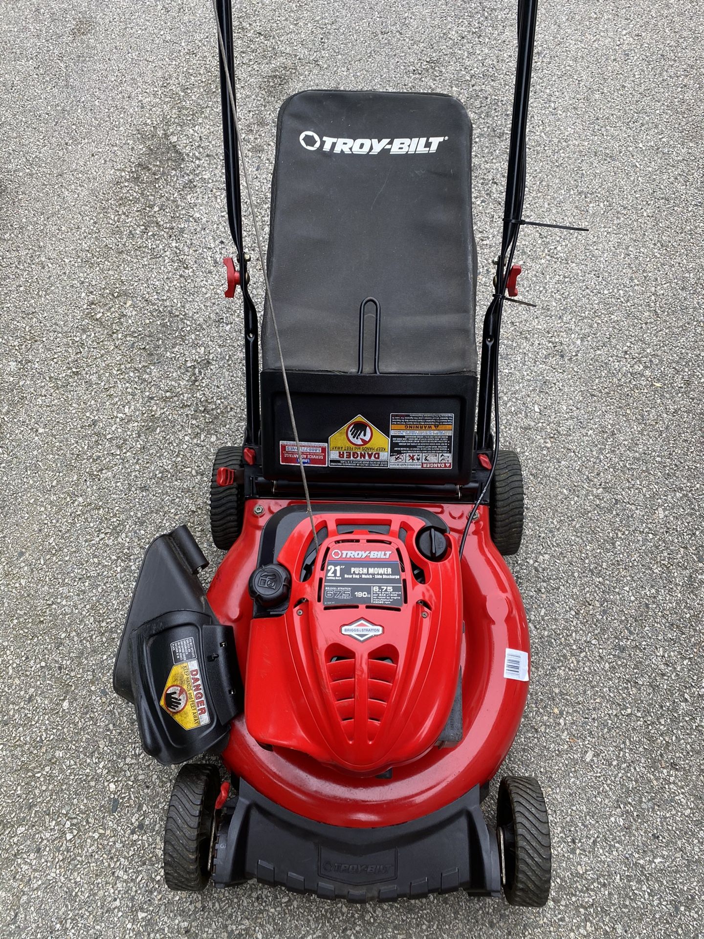 Troy Bilt 190cc 6 75 Lawn Mower