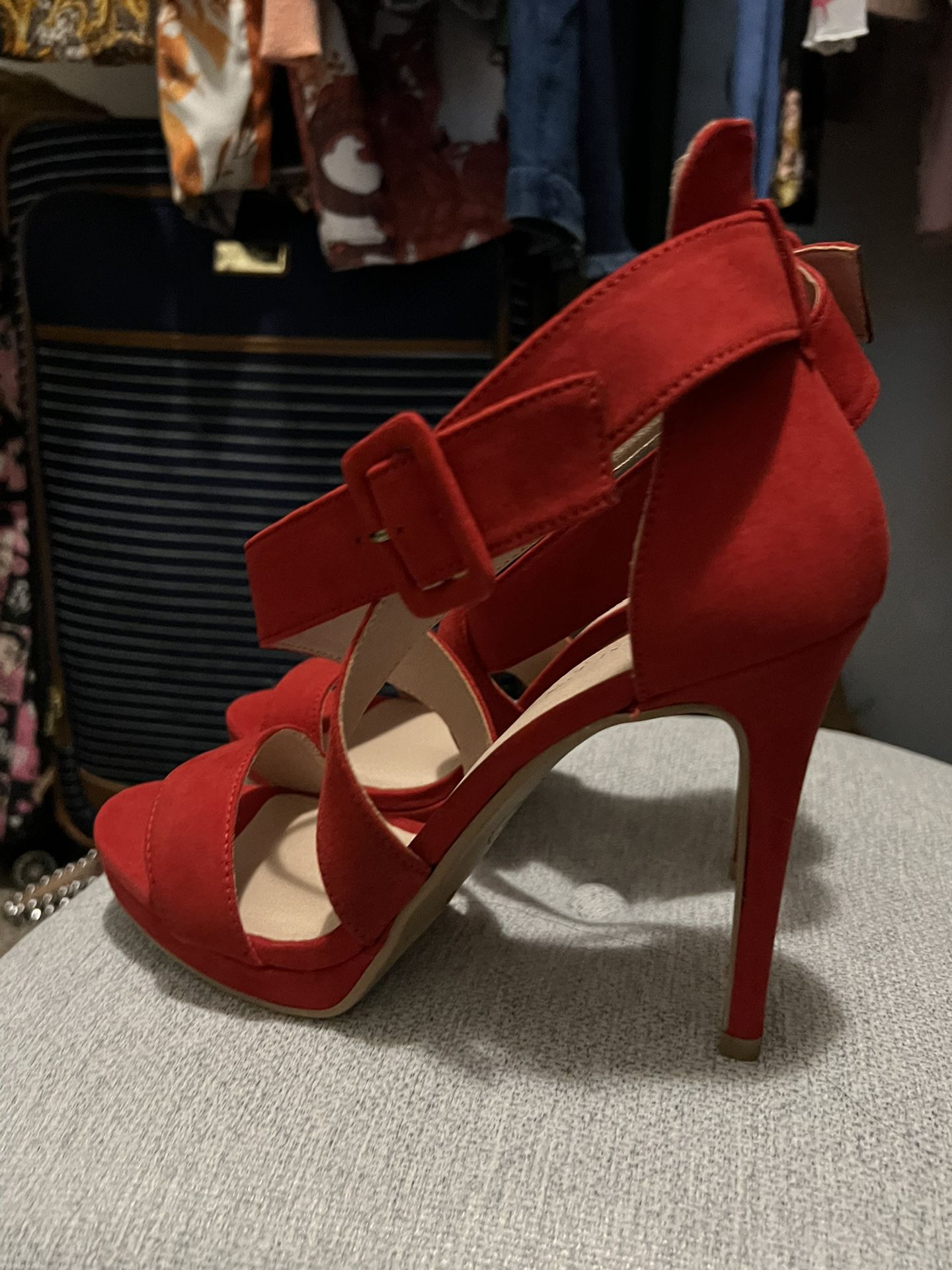 Red Heels Size Size 9.5