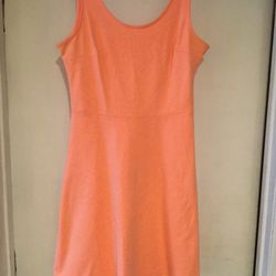 Old Navy Neon Orange Sundress Size Small