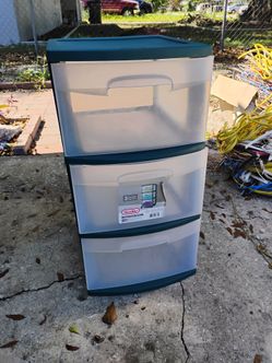 Sterilite 3-Drawer Plastic Storage Cart