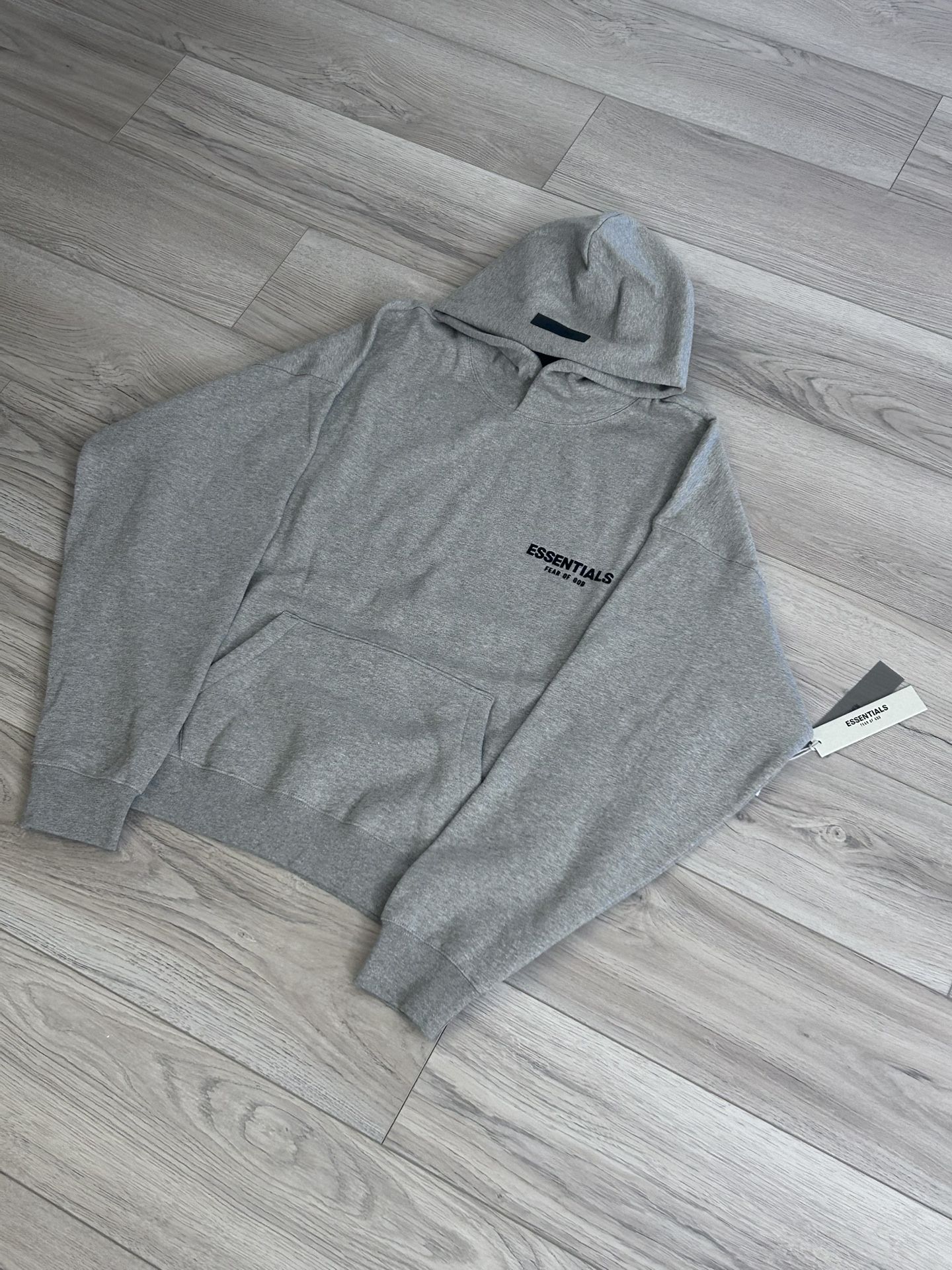 Essentials Dark Oat Hoodie Size M