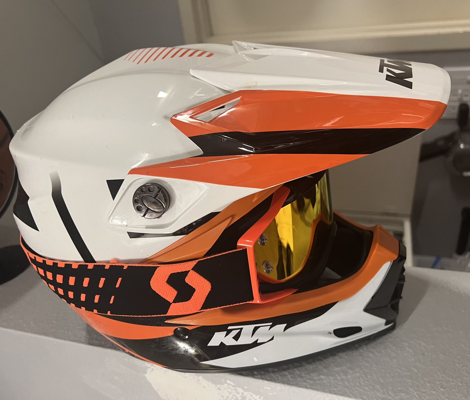 KTM PowerWear 2020 Bell Moto-9 Flex Helmet (Large)