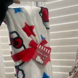 4th July Hello Kitty Blanket 