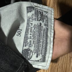 Charcoal 501s W32 L34