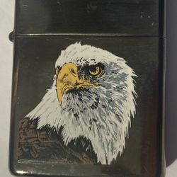 Vintage Zippo Lighter American Bald Eagle 