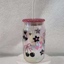 Coquette Cherry's Glass Cup
