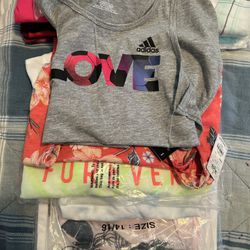 New Girl Shirts 1 Shorts Size 14/16