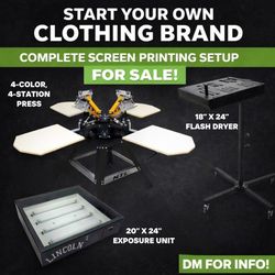 Full Screen Printing Setup — Start Your Own Business