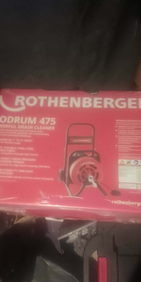 Rothenberger Rodrum 475 drain cleaner