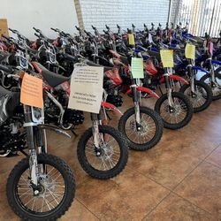 Brand new 125cc Dirt Bikes And Off Road Motorcycles