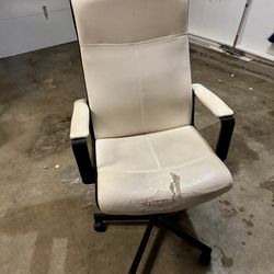 White office chair