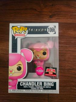 Funko Pop! Friends Chandler Bing 1066 Flocked TargetCon 2021 Exclusive Vaulted