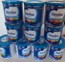 similac advance baby formula lot of 10