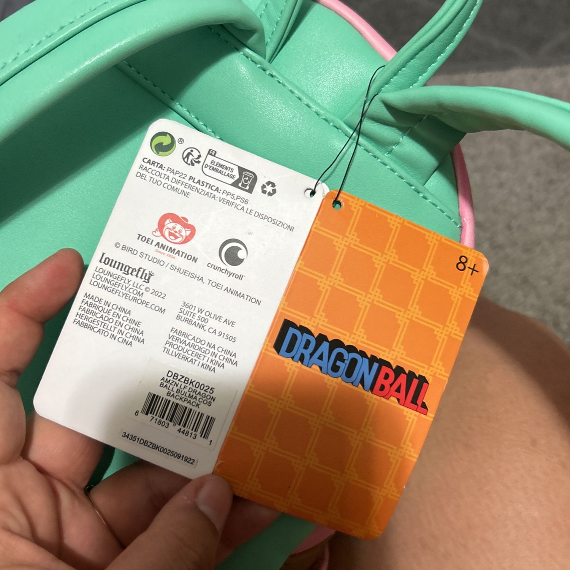 Loungefly Dragon Ball Bulma Mini Backpack Loungefly Bulma Backpack (DBZ) for Sale in Mesquite, TX  main image 3