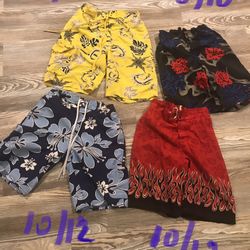 Boys Swim Wear Size 8/10, 10/12