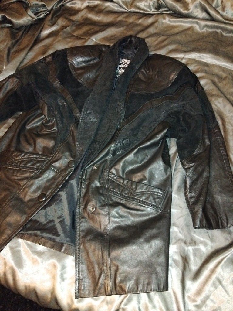 Long Leather Jacket
