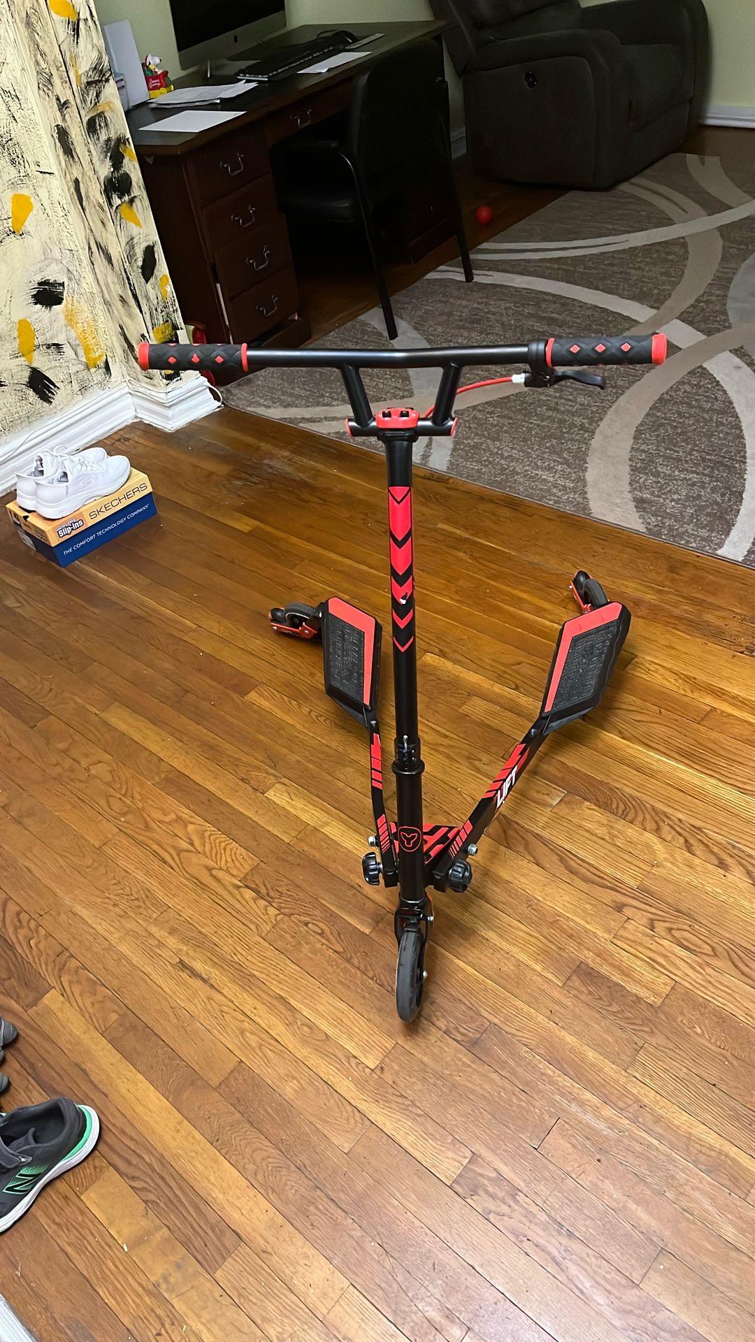YVolution Y Fliker Lift Kids' Scooter - Red