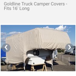 Slid-In Camper Cover Goldline