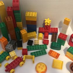 Large Lot Of Lego Duplos