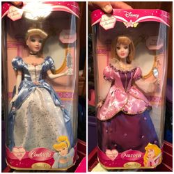 Disney Porcelain Princess Dolls