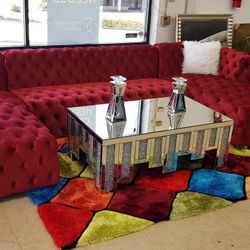 Tufted Double Chaise Sectionals - On Sale 