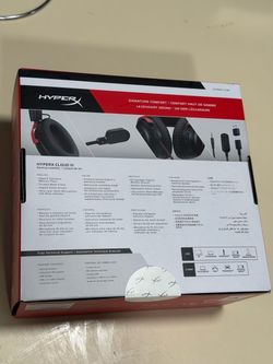 HyperX Cloud III – Auriculares con cable para juegos, PC, PS5, Xbox Series X|S, controladores angulares de 53 mm, sonido DTS Spatial Audio, espuma vis