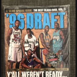 Rare Slam Magazine 1996 Re Issue Kobe Iverson - 2021 Limited Edition Brand New