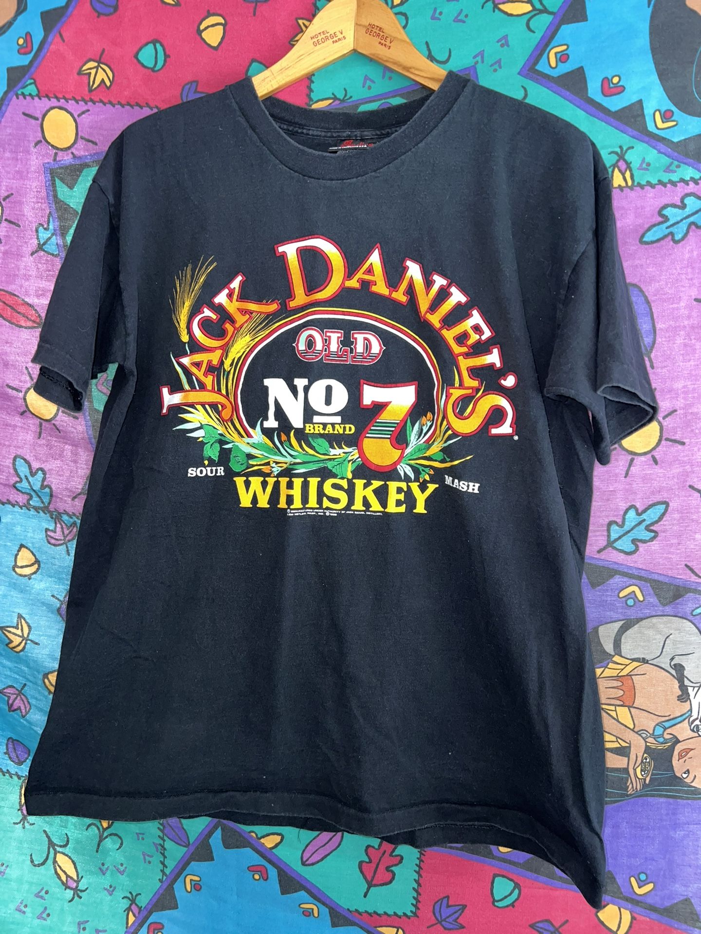 1988 Size Large Jack Daniels Vintage T Shirt