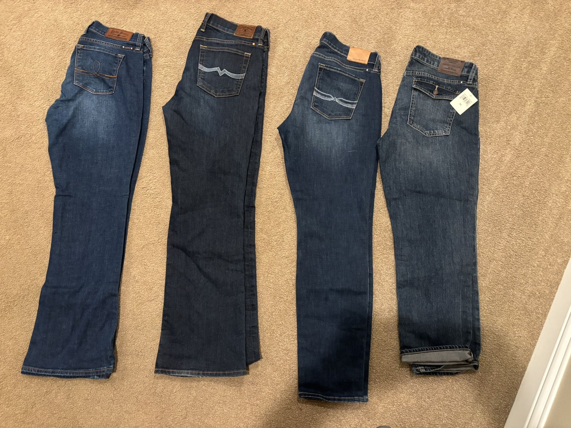Lucky brand Women’s Jeans Size 8 And Capris New With Tags