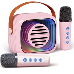 Mini Karaoke Machine for Kids with Bluetooth Speaker