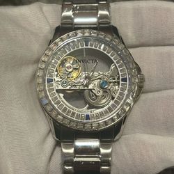New Invicta Objet D Art Idyll Automatic Skeleton Watch 43mm – Model 69113