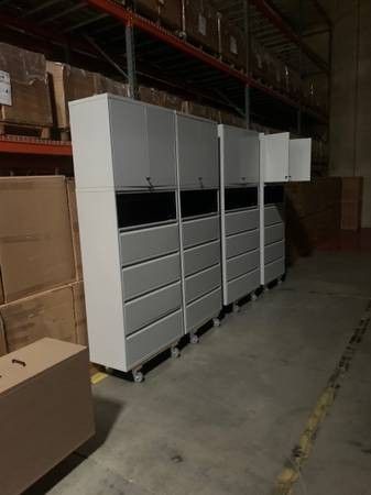 5 Drawer File Cabinet With Storage On Top ..... All Lock With Keys