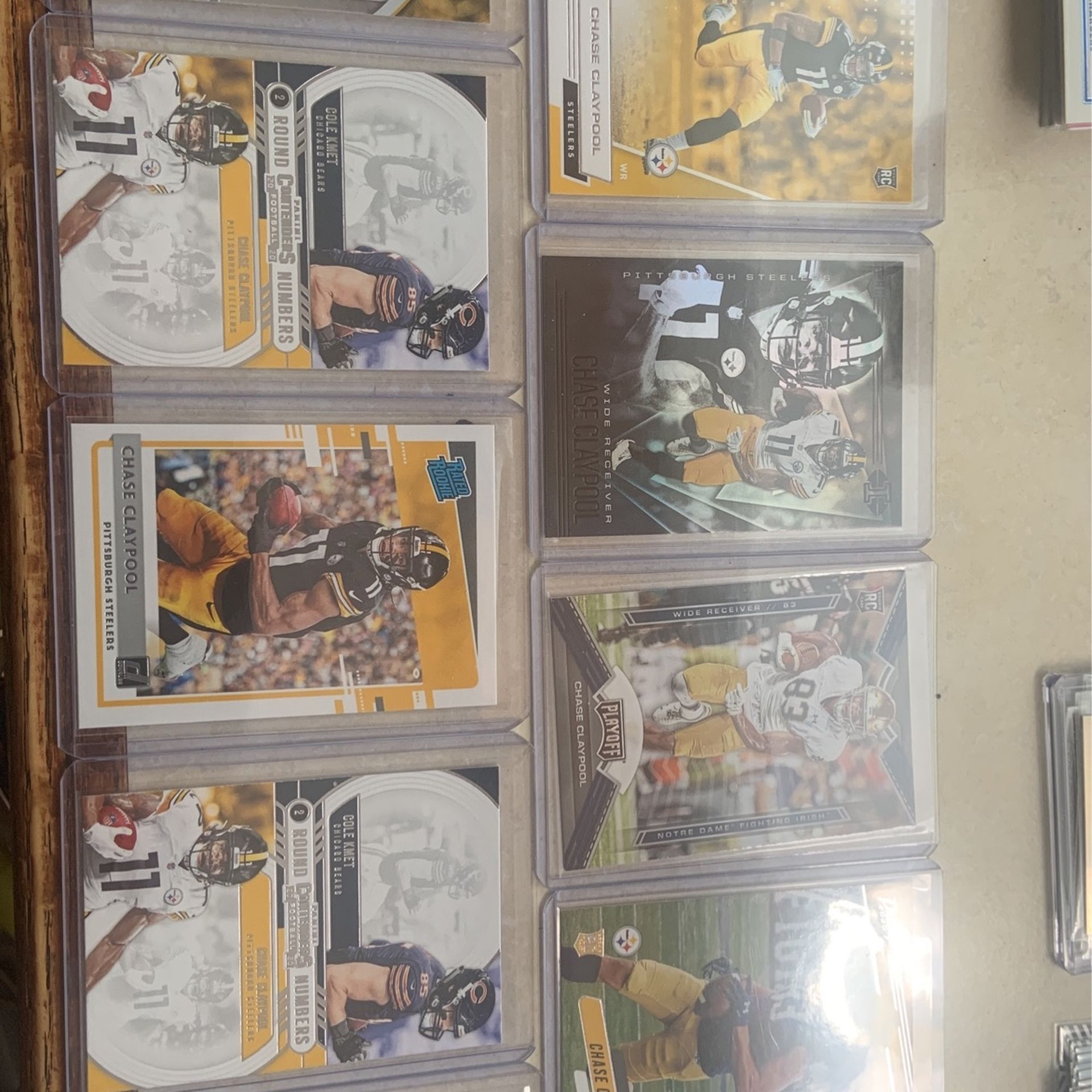 Chase Clay pool Rookie Card Lot (11 Cards)