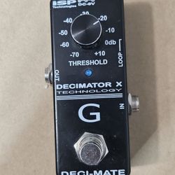 ISP Deci-Mate Micro Decimator X Noise  Suppression Pedal