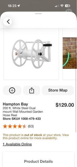 Hampton Bay Wall Mounted Garden Hose Reel
