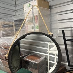 Rustic Mirror Circle 