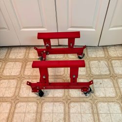 Rolling Adjustable Motorcycle Stand