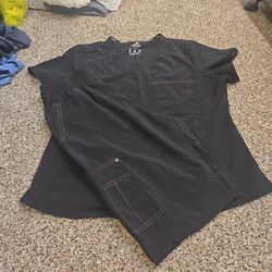 Dickies black scrub set
