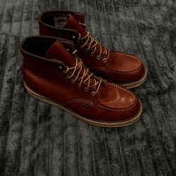 🥾 Red Wing Heritage Classic Moc 6-Inch Boots – Size 10 (Oro Russet Leather) 🥾