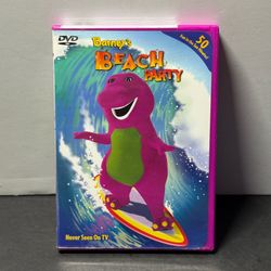 Barney's Beach Party DVD 2002 - Kids Learning Show