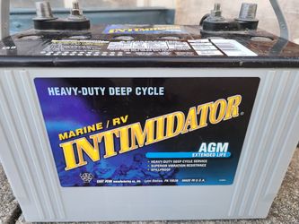 12V  Intimidator 8A27M Group 27 AGM Marine Battery

