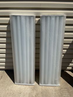 48in x 15in wraparound light fixtures T12 bulbs