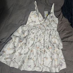 NWT Antonio Melani Sabine Floral Print Sweetheart Neck Sleeveless Dress Size 14