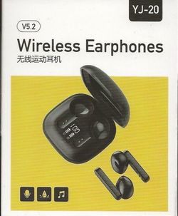 YJ-20 Wireless White Earphones Bluetooth V5.2