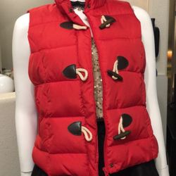 90's Arizona Jeans Red Puffer Vest