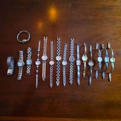 Lot of 16 working Anne Klein watches