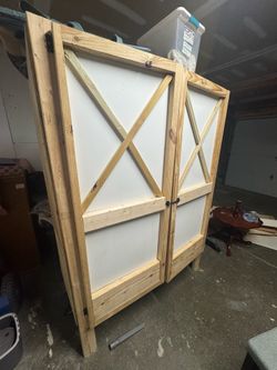 Large cabinet with doors